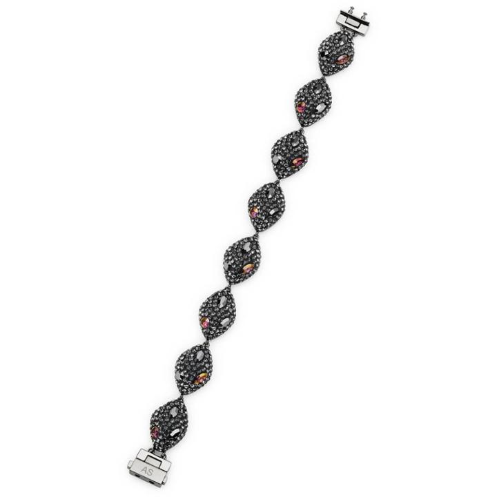 Swarovski Moselle Bracelet, Black Rhodium Plating