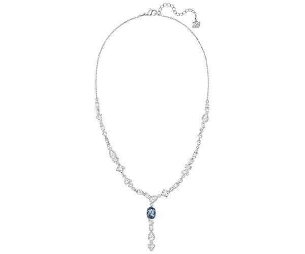 Swarovski Swarovski Formidable Small Necklace Teal Rhodium-plated