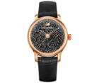 Swarovski Swarovski Crystalline Hours Watch, Black Black Rose Gold-plated