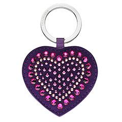 Swarovski Betty Deluxe Purple Heart Key Ring