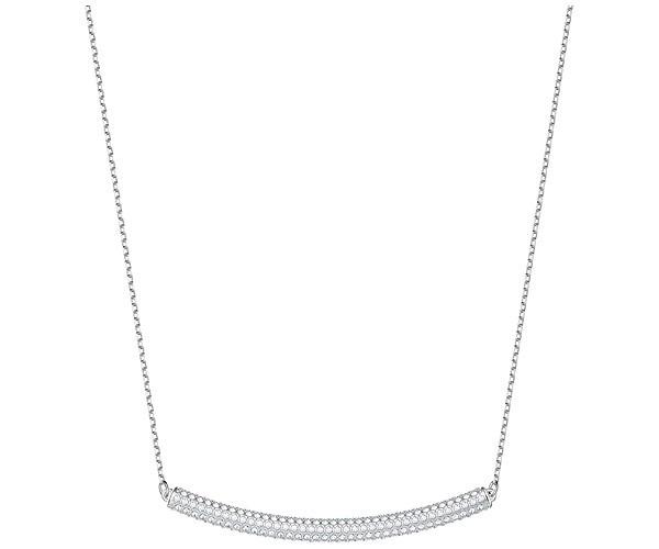 Swarovski Swarovski Stone Choker, White, Rhodium Plating White Rhodium-plated