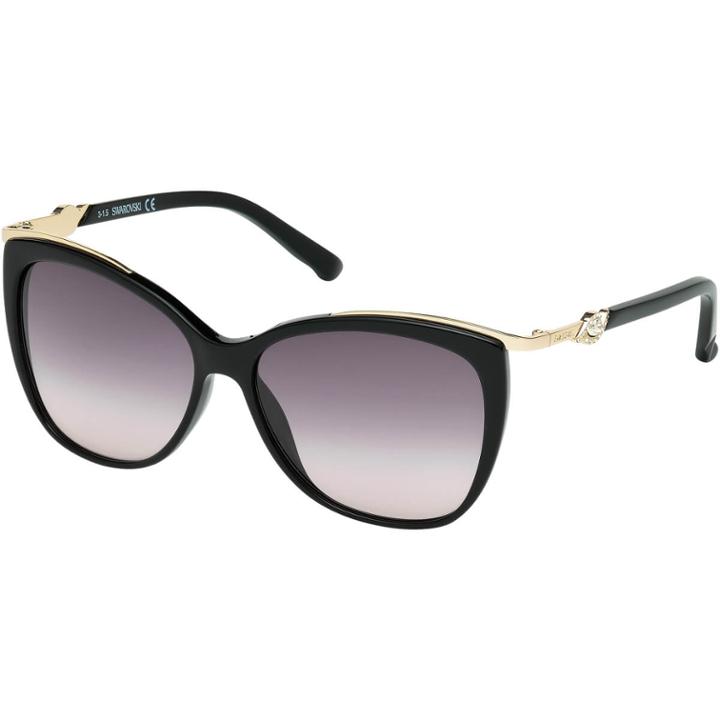 Swarovski Festive Sunglasses, Sk0104-f 01b, Black