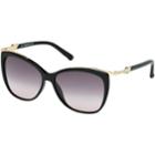 Swarovski Festive Sunglasses, Sk0104-f 01b, Black