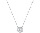 Swarovski Swarovski Forever Birthstone Necklace, April, White White Rhodium-plated