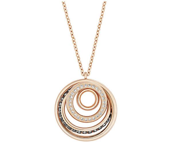 Swarovski Swarovski Dynamic Medium Pendant Gray Rose Gold-plated