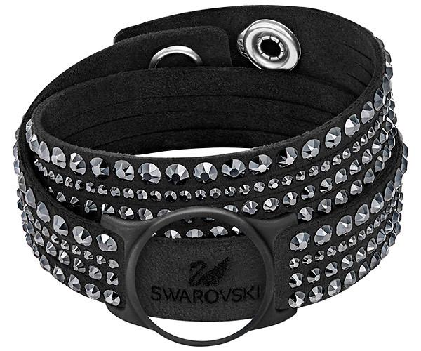 Swarovski Swarovski Slake Activity Crystal Bracelet Carrier Teal Stainless Steel