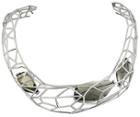 Swarovski Swarovski Atelier Swarovski By Fredrikson Stallard, Armory Small All-around Necklace Gray Rhodium-plated