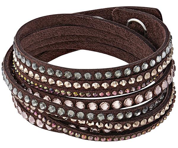 Swarovski Swarovski Slake Brown Deluxe Bracelet  Gold-plated