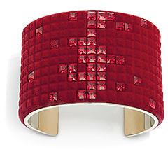 Swarovski Viktor And Rolf Velvet Rock Wide Cuff