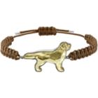 Swarovski Pets Retriever Bracelet, Golden, Rhodium Plating
