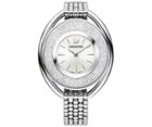 Swarovski Swarovski Crystalline Oval White Bracelet Watch White Stainless Steel