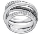 Swarovski Swarovski Dynamic Ring Gray Rhodium-plated