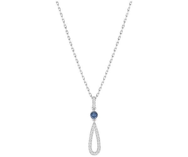 Swarovski Swarovski Creativity Small Stone Pendant Teal Rhodium-plated