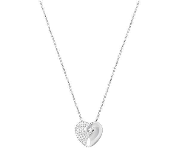 Swarovski Swarovski Guardian Necklace, Small, White, Rhodium Plating White Rhodium-plated