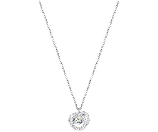 Swarovski Swarovski Generation Pendant, Small, White Teal Rhodium-plated