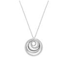 Swarovski Swarovski Dynamic Pendant, Large, Gray, Rhodium Plating Gray Rhodium-plated