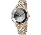 Swarovski Swarovski Crystal Lake Watch, Metal Bracelet, Dark Gray, Champagne Gold Tone Gray Champagne-gold Plated