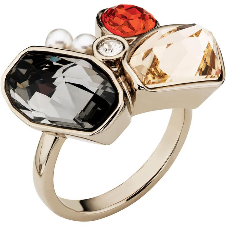 Swarovski Mosaic Ring, Gold Plating