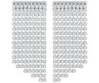 Swarovski Swarovski Fit Short Pierced Earrings, White, Palladium Plating White Rhodium-plated