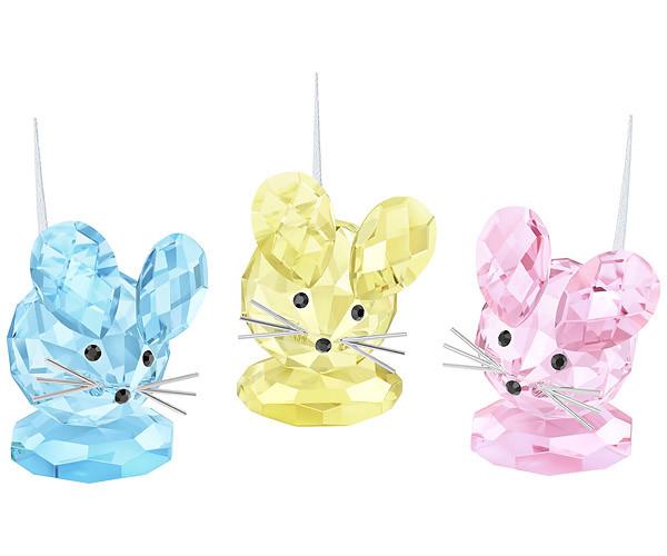 Swarovski Swarovski Replica Mouse Set, Limited Edition 2016 Full-colored