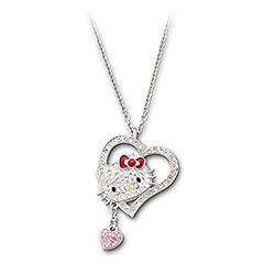 Swarovski Hello Kitty Iconic Heart Pendant