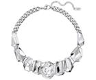 Swarovski Swarovski Atelier Swarovski For Jean Paul Gaultier, Reverse Necklace White Rhodium-plated