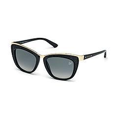 Swarovski Diva Black Sunglasses