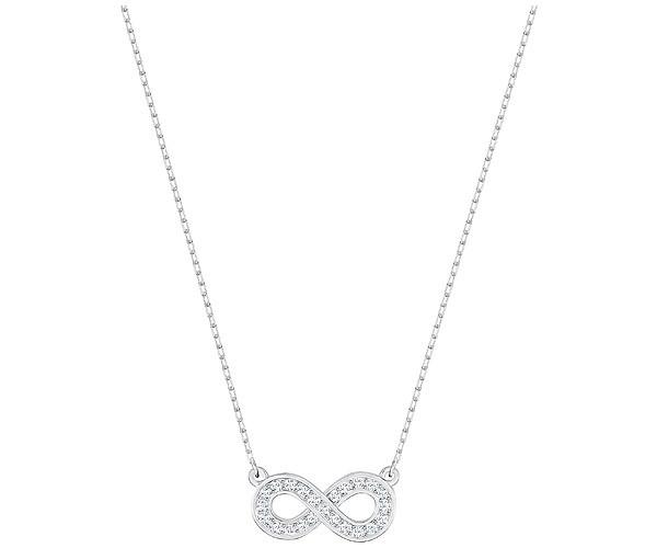 Swarovski Swarovski Infinity Necklace, White, Rhodium Plating White Rhodium-plated
