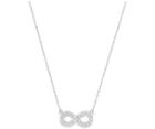 Swarovski Swarovski Infinity Necklace, White, Rhodium Plating White Rhodium-plated