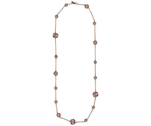 Swarovski Swarovski Atelier Swarovski By Ye Mingzi, Elements Of The Universe Single Loop Long Necklace Pink Rose Gold-plated