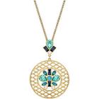 Swarovski Cyan Pendant