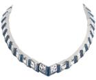 Swarovski Swarovski Atelier Swarovski Core Collection, Mira All-around Necklace Teal Rhodium-plated