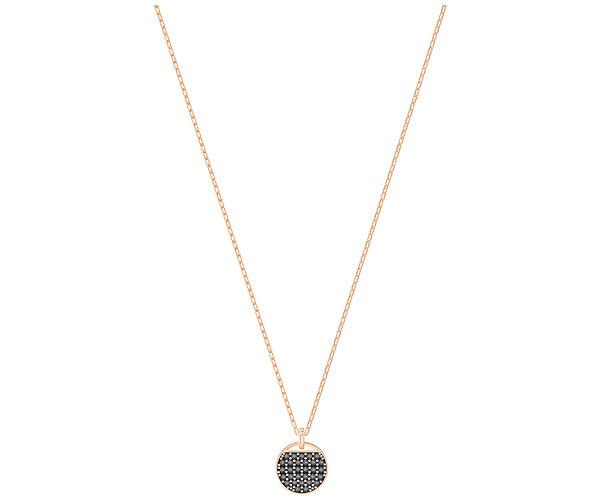 Swarovski Swarovski Ginger Pendant, Gray, Rose Gold Plating Gray Rose Gold-plated