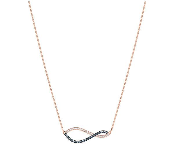 Swarovski Swarovski Lemon Necklace, Blue, Mixed Plating White