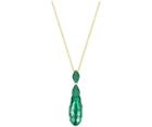 Swarovski Swarovski Height Pendant, Small, Green, Gold Plating Green Gold-plated