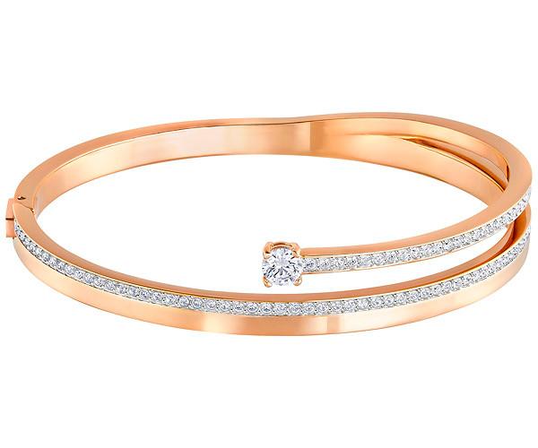 Swarovski Swarovski Fresh Bangle White Rose Gold-plated