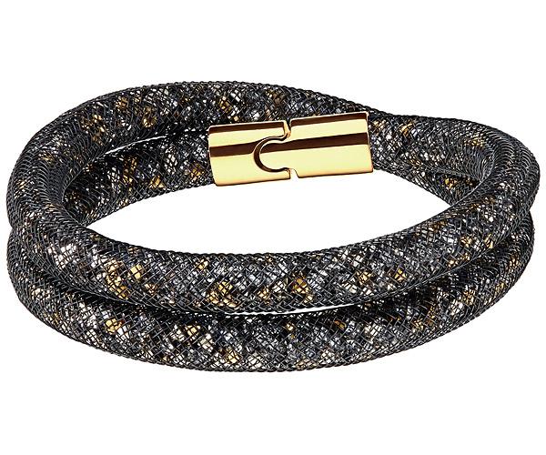 Swarovski Swarovski Stardust Black Bracelet Brown Gold-plated