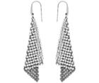 Swarovski Swarovski Fit Pierced Earrings Gray Rhodium-plated
