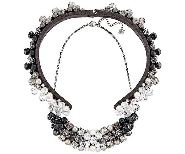 Swarovski Swarovski Eclipse Necklace Dark Multi Rhodium-plated