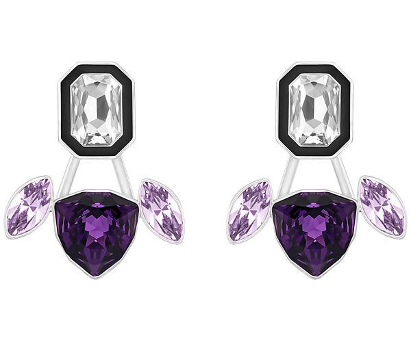 Swarovski Swarovski Impulse Pierced Earring Jackets  Rhodium-plated