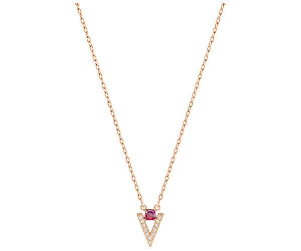 Swarovski Swarovski Funk Necklace Red Rose Gold-plated