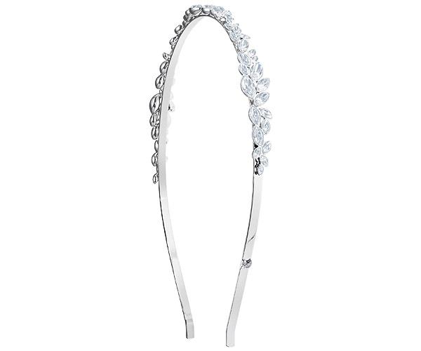 Swarovski Swarovski Louison Headband, White, Rhodium Plating White Rhodium-plated