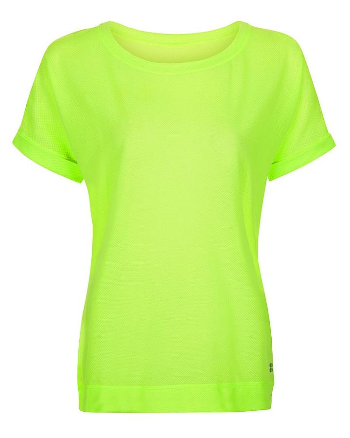 Sweaty Betty Warm Up Short Sleeve Workout Mesh Tee