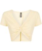 Sweaty Betty Arc Knot Crop Gym T-shirt