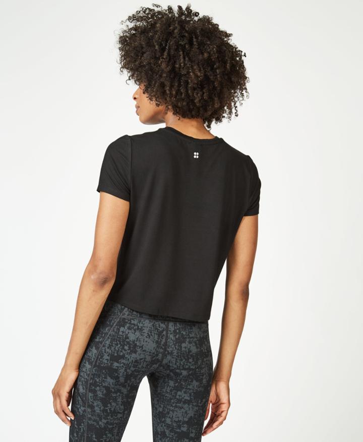 Sweaty Betty Euphoria Short Sleeve Crop Gym T-shirt