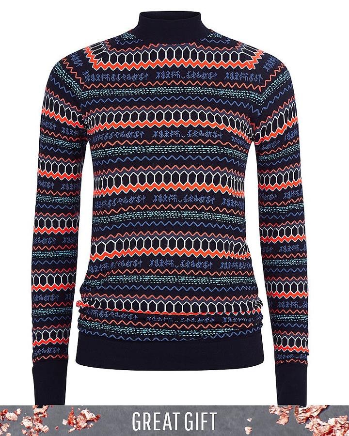 Sweaty Betty Icelandic Fairisle Seamless Top