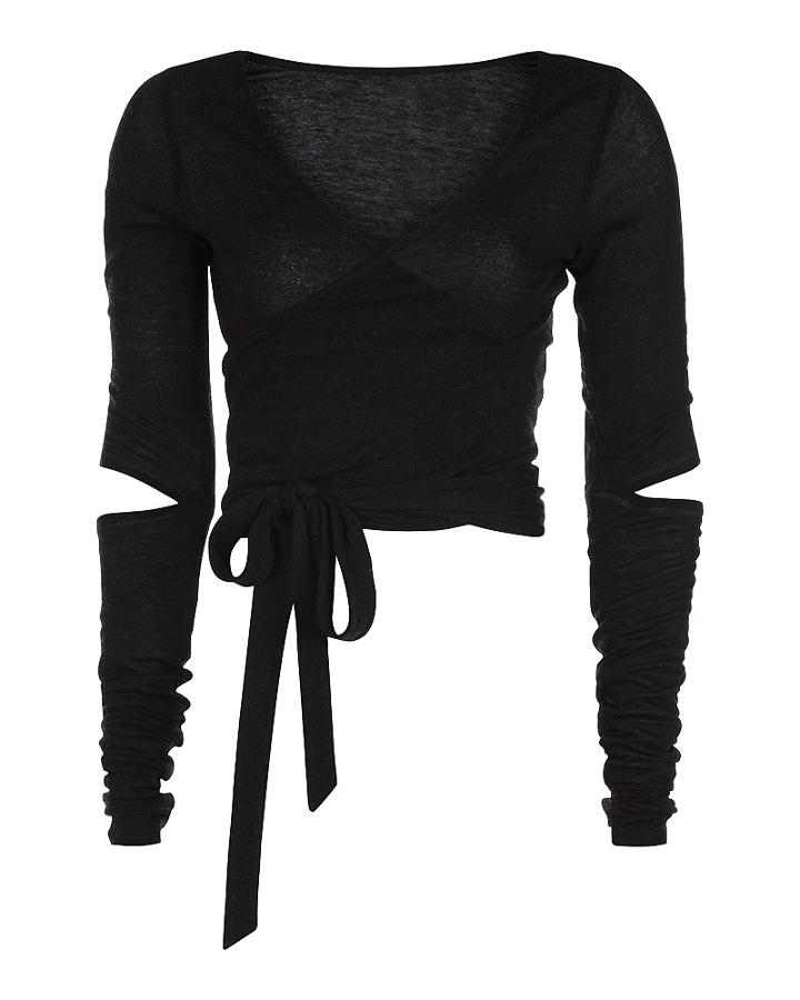Sweaty Betty Contemporary Long Sleeve Barre Crop Top