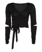 Sweaty Betty Contemporary Long Sleeve Barre Crop Top