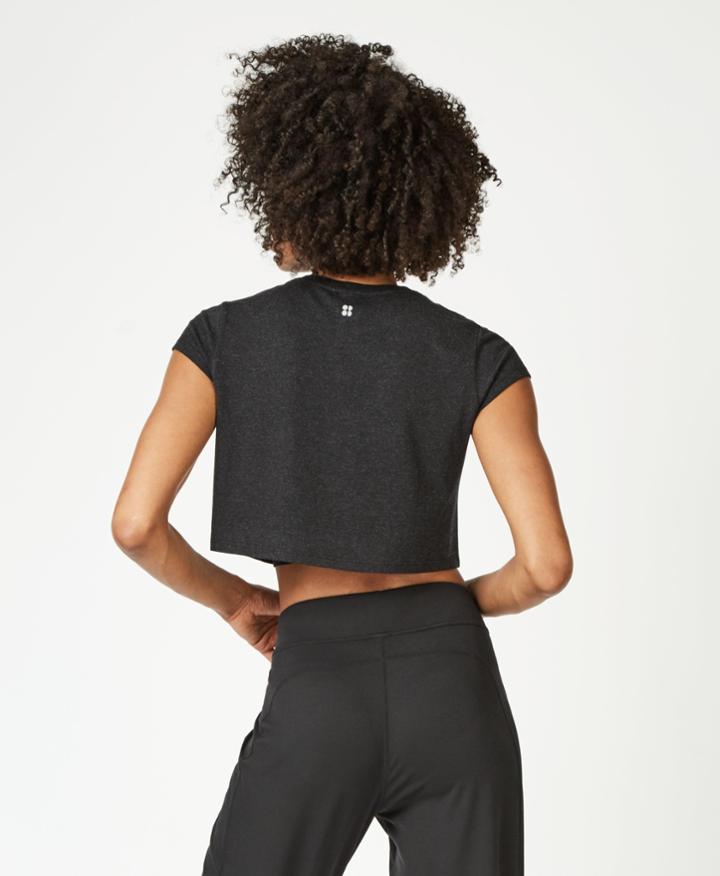 Sweaty Betty Free Running Crop Workout T-shirt