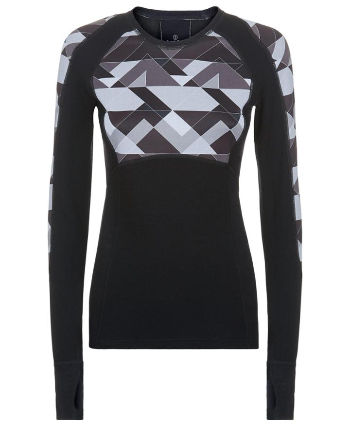 Sweaty Betty Merino Body Map Thermal Long Sleeve Base Layer Top